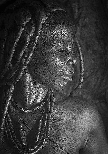 Himba woman in profile