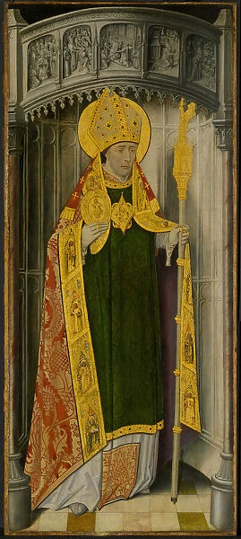 Altarpiece from Thuison-les-Abbeville: Saint Honore, 1490  /  1500. Creator: Unknown