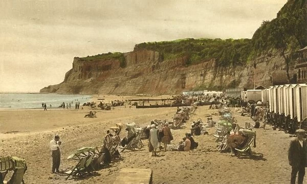 Appley Beach and Cliffs, Shanklin, I. W. 1933. Creator: Unknown