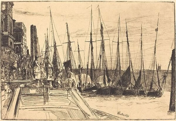 Billingsgate, 1859. Creator: James Abbott McNeill Whistler