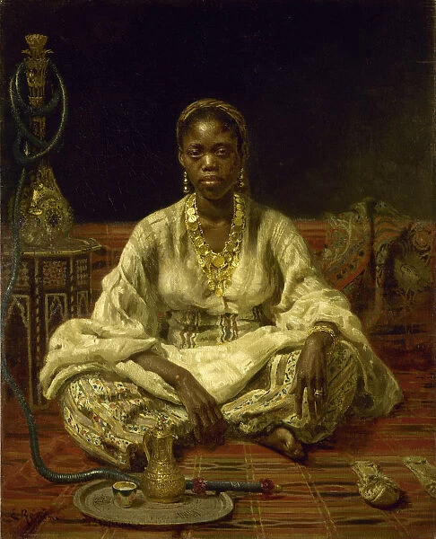 Black woman, 1875-1876. Creator: Repin, Ilya Yefimovich (1844-1930)
