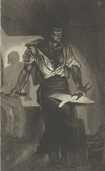 A Blacksmith, 1833. 1833. Creator: Eugene Delacroix