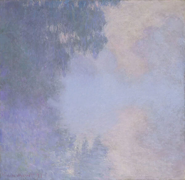 Branch of the Seine near Giverny (Mist), 1897. Creator: Claude Monet