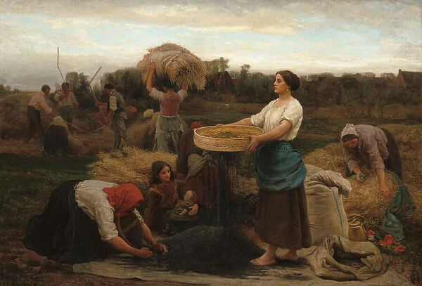 The Colza (Harvesting Rapeseed), 1860. Creator: Jules Breton