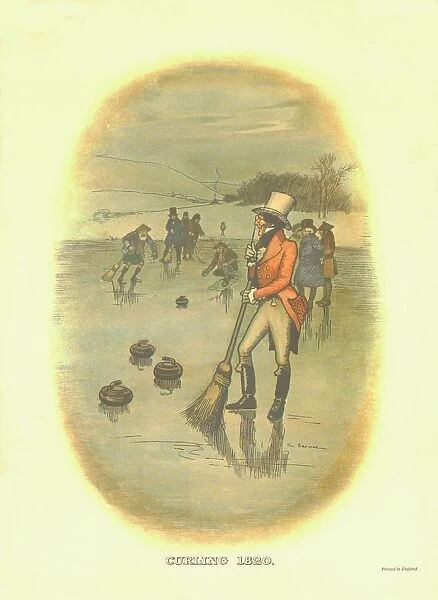 Curling, 1820, c1910. Creator: Tom Browne