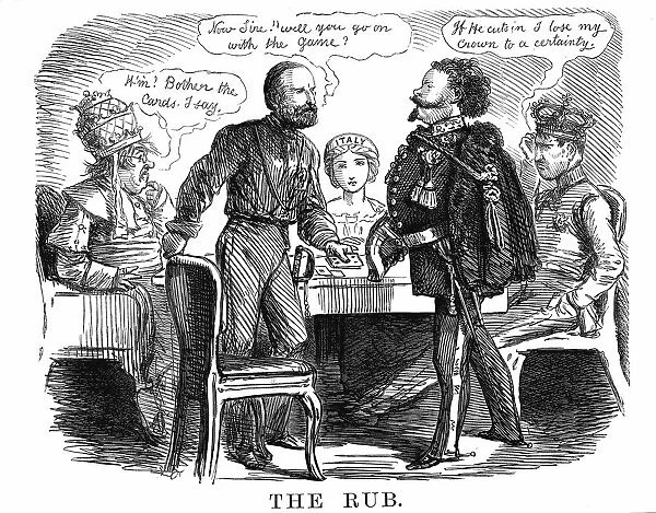 Discussion over the future ruler of unified Italy, 1860