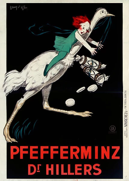 Dr. Hillers Pfefferminz, 1927. Creator: D Ylen, Jean (1886-1938)