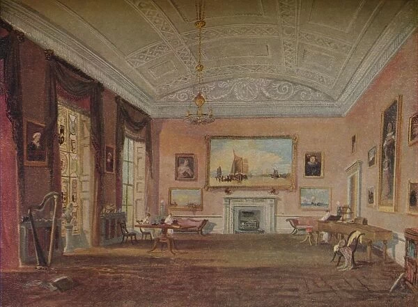 Drawing Room, Farnley, 1818. Artist: JMW Turner