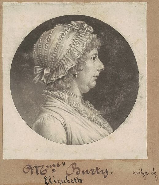 Elizabeth May Busti, 1807. Creator: Charles Balthazar Julien Fevret de Saint-Mé