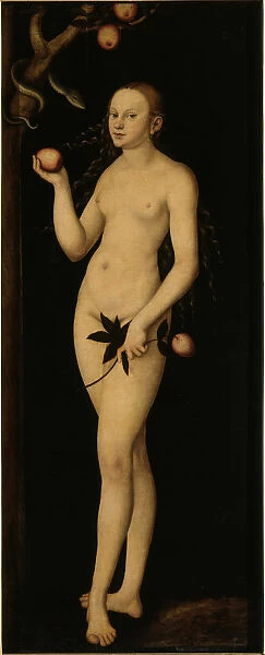 Eve, 1531. Found in the collection of Dresden State Art Collections