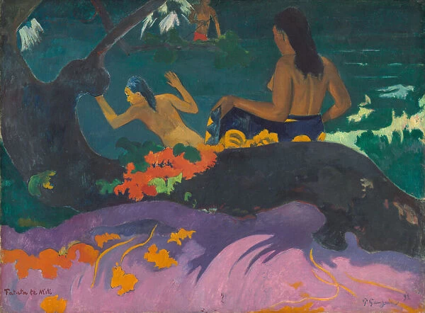 Fatata te Miti (By the Sea), 1892. Creator: Paul Gauguin