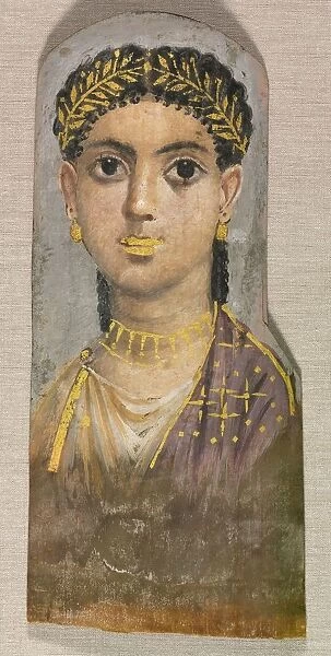 Funerary Portrait of a Young Girl, c. AD 25-37. Creator: Unknown
