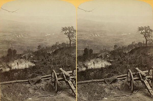 Historical Sycamore Tree, Orchard Knob in the distance, 1889