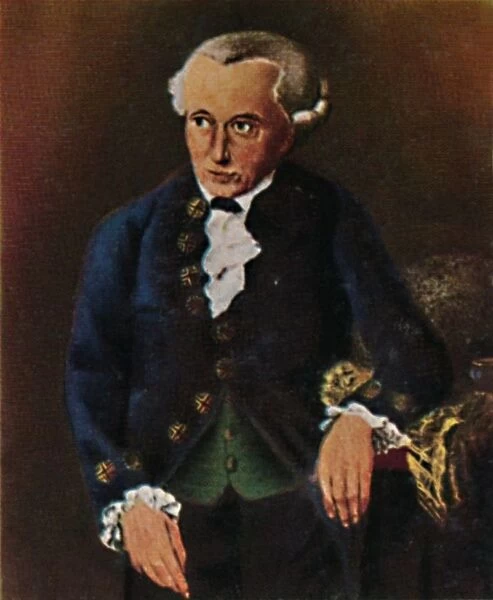 Immanuel Kant 1724-1804. - Gemalde von Dobler, 1934