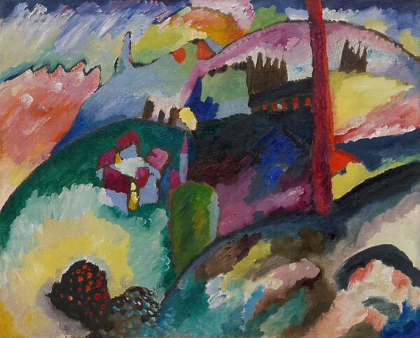 Landscape with Factory Chimney, 1910