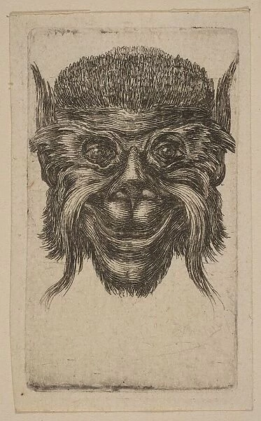 Mask. Creator: Attributed to Stefano della Bella (Italian, Florence 1610-1664 Florence)