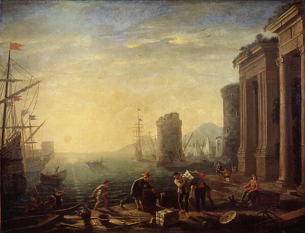 Morning in the Harbour, 1630s. Artist: Claude Lorrain