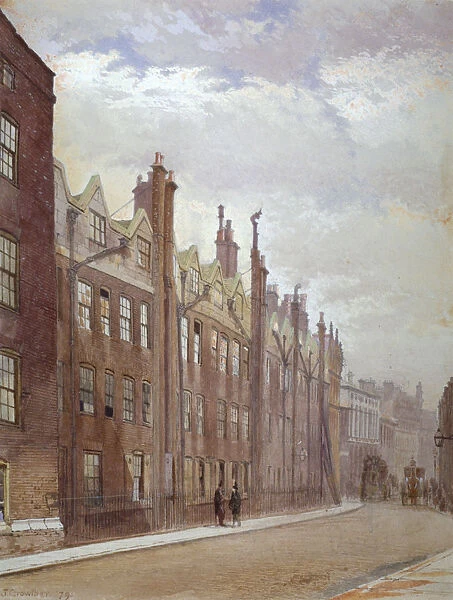 Old Buildings, Lincolns Inn, London, 1879