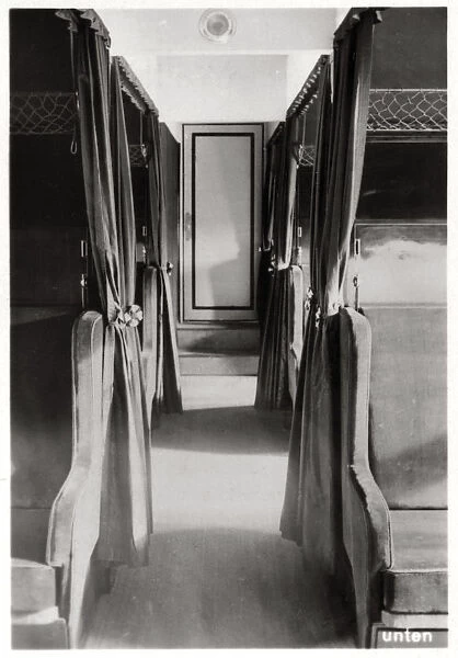Passenger compartment of Zeppelin LZ 126, c1924 (1933)