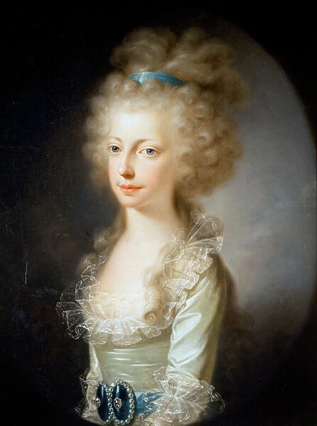Portrait of Archduchess Maria Clementina of Austria (1777-1801), 1796. Creator: Hickel
