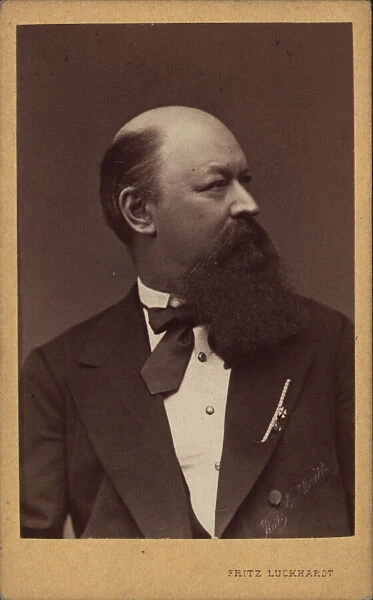 Portrait of the composer Franz von Suppe(1819-1895), c. 1880