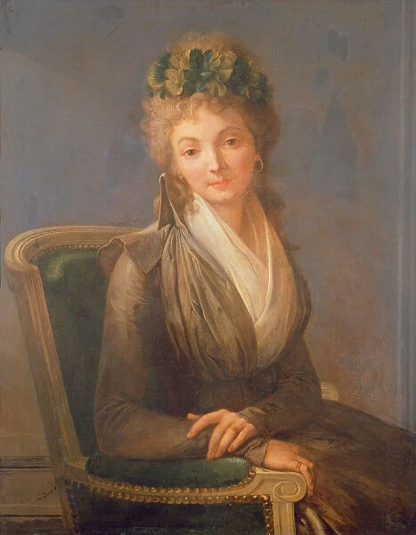 Portrait of Lucile Desmoulins, nee Duplessis (1770-1794), 1794. Artist: Boilly, Louis-Leopold (1761-1845)