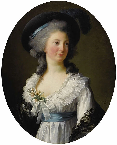 Portrait of Princess Elzbieta Izabela Lubomirska (nee Countess Czartoryska) (1736-1816). Artist: Vigee-Lebrun, Marie Louise Elisabeth (1755-1842)