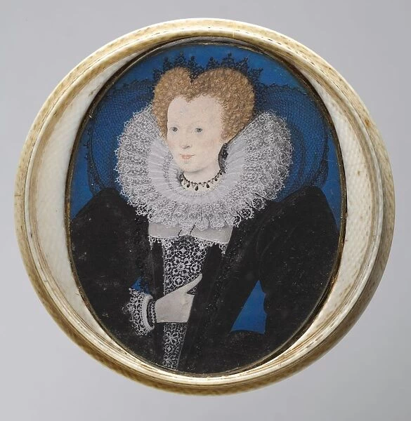 Portrait of a Woman, 1590s. Creator: Nicholas Hilliard (British, c. 1547-1619), studio of