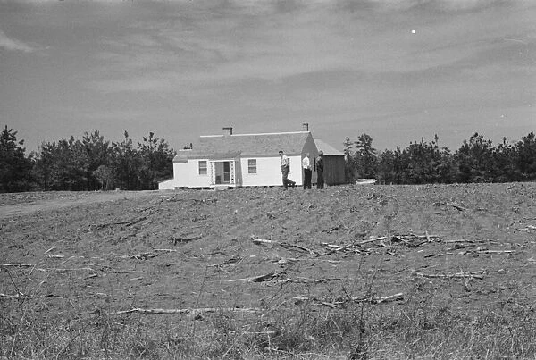 Possibly: Briar Patch Project, Carpenter at work, Eatonton, Georgia, 1936. Creator: Walker Evans