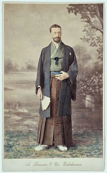 Prince Henry of Bourbon-Parma, Count of Bardi (1851-1905) in Japanese clothing