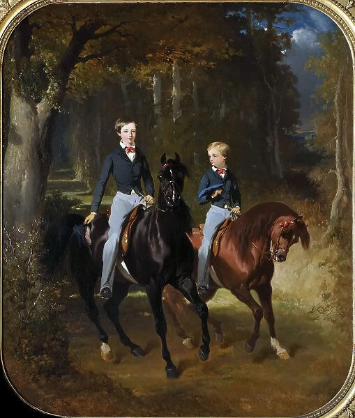 Prince Philippe of Orleans (1838-1894), Comte de Paris and his Brother, Robert d Orleans