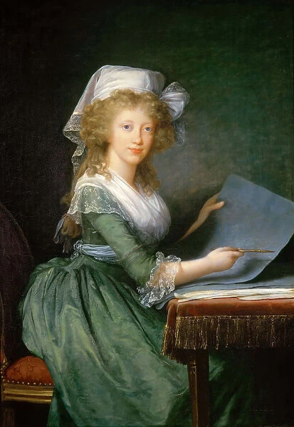Princess Luisa Maria of Naples and Sicily (1773-1802), c. 1790. Creator: Vigee Le Brun