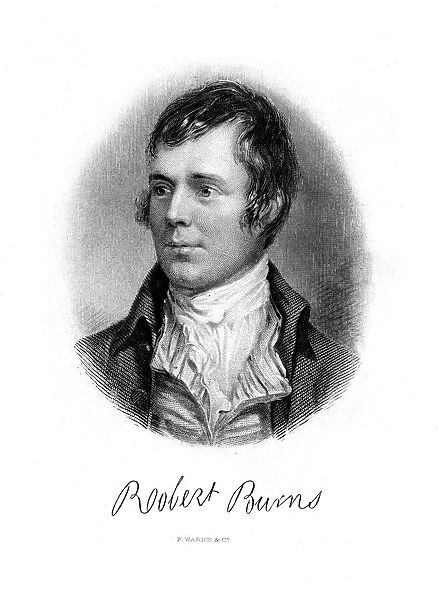Robert Burns, Scottish poet, 19th century
