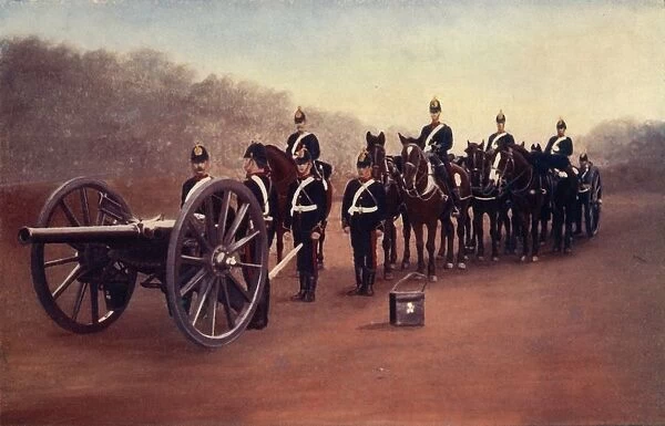 Royal Field Artillery (Action Front), 1900. Creator: Gregory & Co