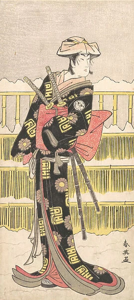 Segawa Kikunojo III as a Samurai, ca. 1790. Creator: Katsukawa Shun ei
