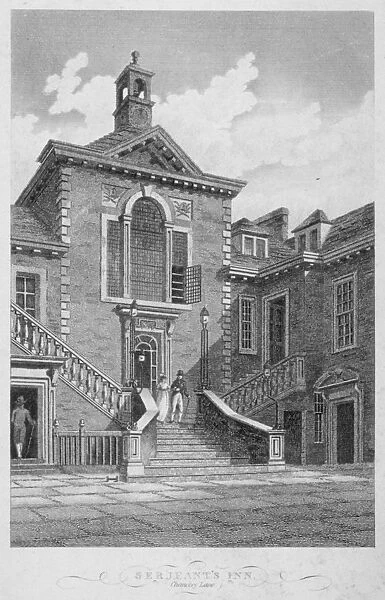 Serjeants Inn, Chancery Lane, City of London, 1804. Artist: John Greig