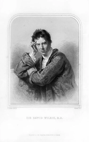 Sir David Wilkie, Scottish painter, (1870). Artist: William Holl