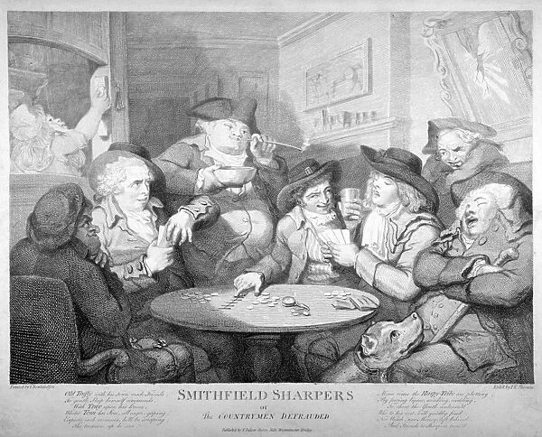 Smithfield sharpers, or the countrymen defrauded, c1787