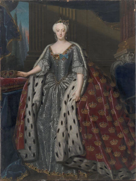 Sophie Magdalene of Brandenburg-Kulmbach (1700-1770), queen of Denmark and Norway, 1739