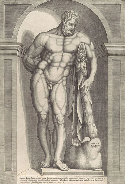 Speculum Romanae Magnificentiae: The Farnese Hercules, 1562. 1562. Creator: Jacob Bos