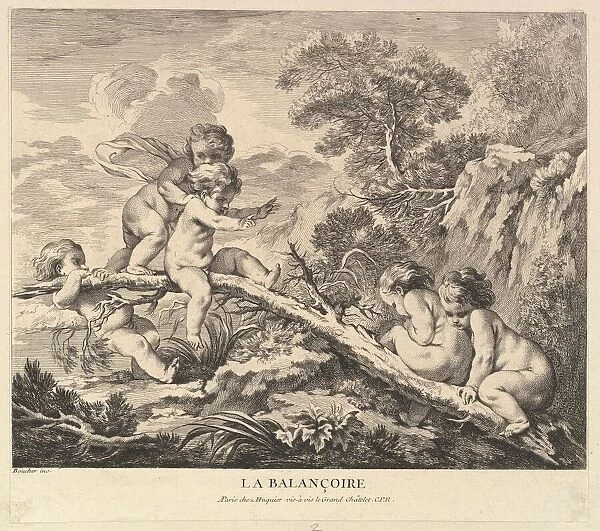 The Swing, ca. 1738. Creator: Pierre Alexandre Aveline