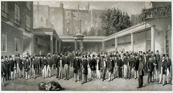 Tattersalls Horse Sale Yard at Hyde Park Corner, London, pre 1865 (1870). Artist
