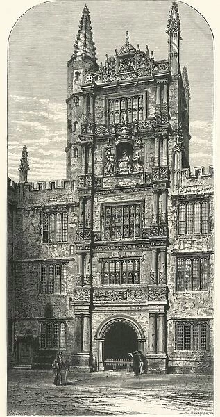 Tower in the Schools Quadrangle, c1870