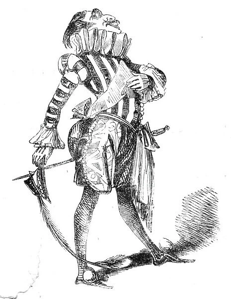 Twelfth Night characters - Lord of Misrule, 1844. Creator: Unknown