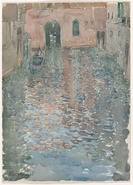 Venetian Canals, c. 1898. Creator: Maurice Prendergast (American, 1858-1924)