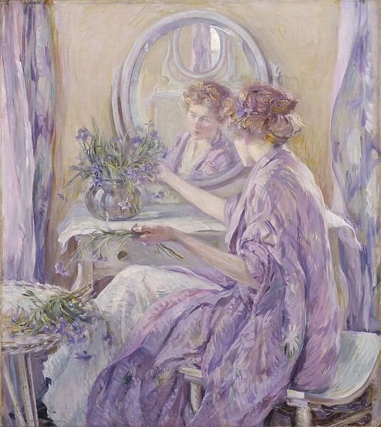 The Violet Kimono, ca. 1910. Creator: Robert Reid