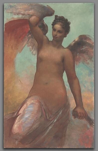 Winged Fortune, 1878. Creator: William Morris Hunt (American, 1824-1879)