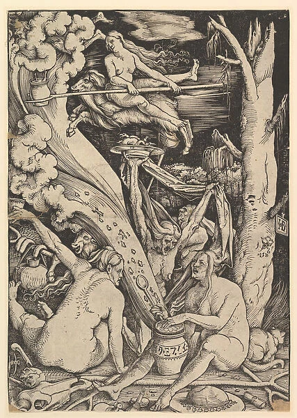The Witches, 1510. Creator: Hans Baldung