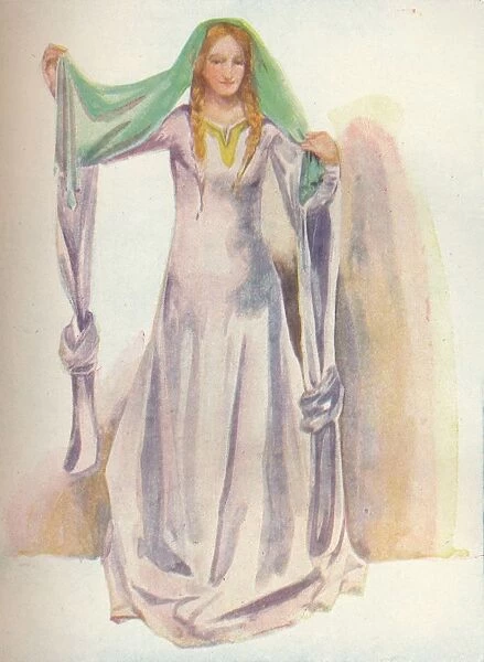 A Woman of the Time of Stephen, 1907. Artist: Dion Clayton Calthrop