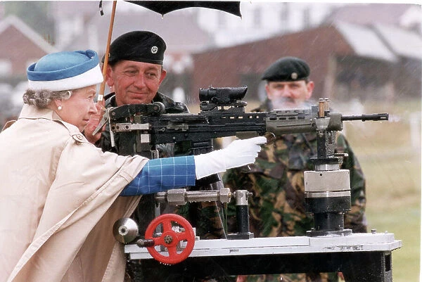 The Queen with a gun